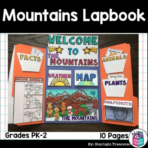 Mountains Lapbook for Early Learners - Animal Habitats's featured image