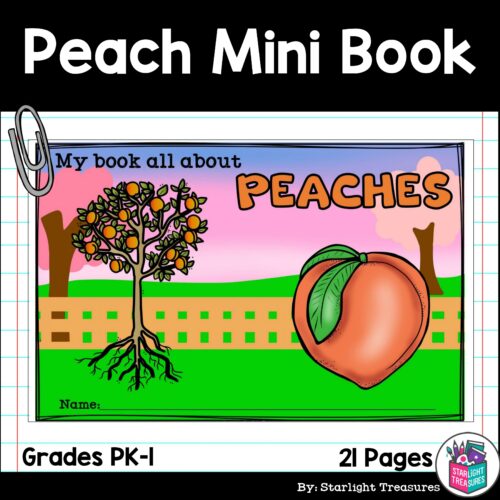 Peach Mini Book for Early Readers's featured image