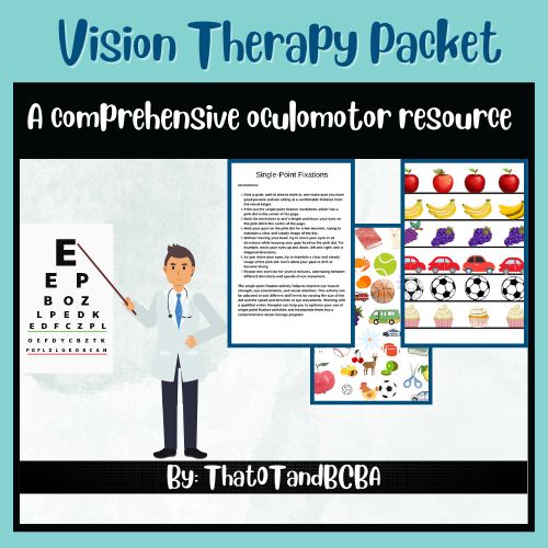 Vision Therapy: All- Inclusive Vision Therapy Packet