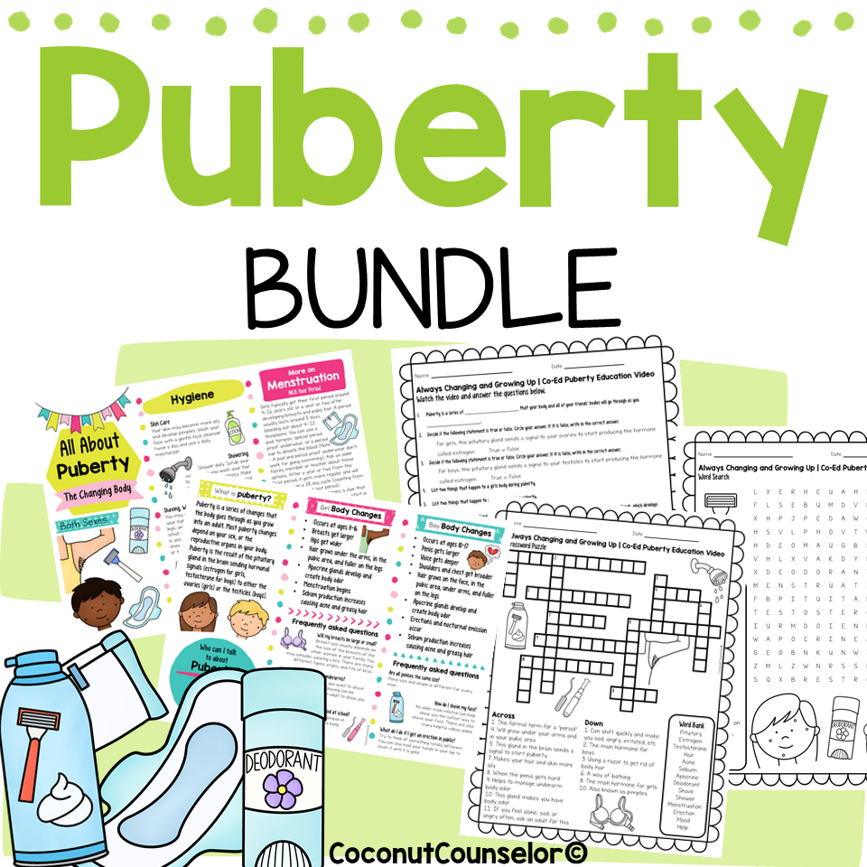 Puberty Lesson and Pamphlet Bundle | Co-Ed - Classful