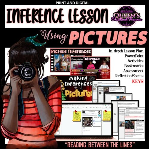 Making Inferences with Pictures Lesson, PowerPoint, and Activities's featured image