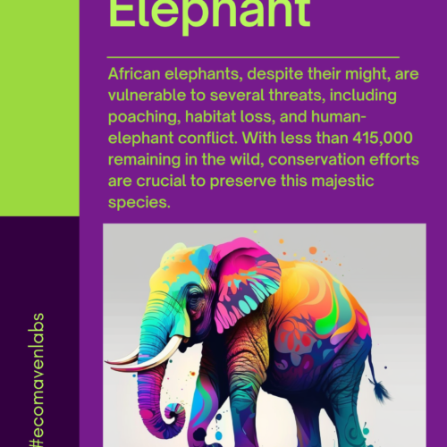 African Elephant 🐘 - AI Art for Good's featured image