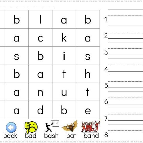 Words Beginning With /ba/ Everything Phonics for Kindergarten and First  Grade - Classful
