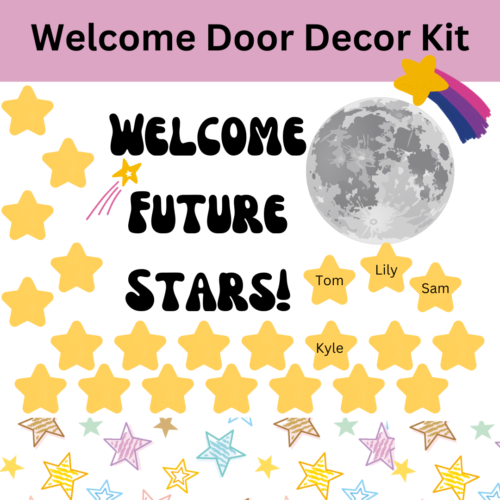 Door Decor Kit | Editable | Welcome Back to School's featured image