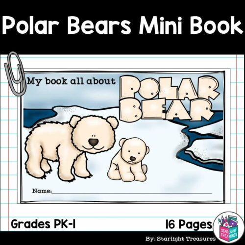 Polar Bears Mini Book for Early Readers - Animal Study's featured image