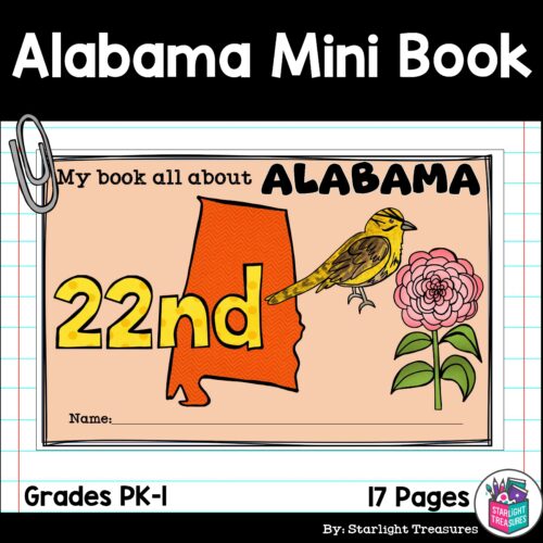 Alabama Mini Book for Early Readers - A State Study's featured image