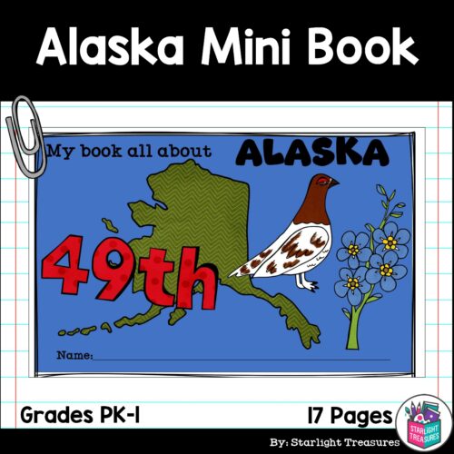 Alaska Mini Book for Early Readers - A State Study's featured image