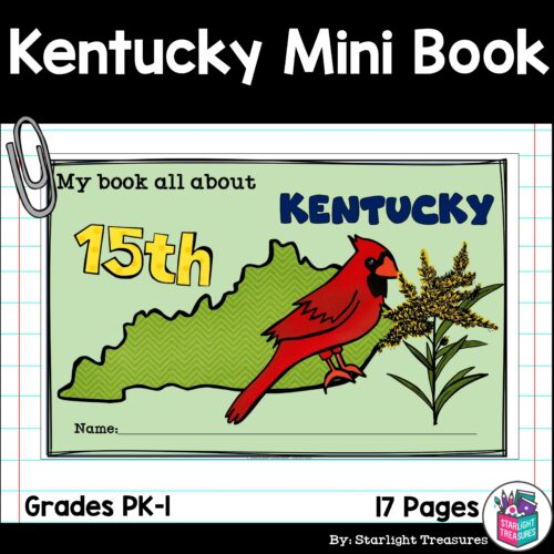 Kentucky Mini Book for Early Readers - A State Study's featured image
