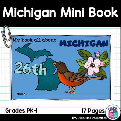 Michigan Mini Book for Early Readers - A State Study's featured image