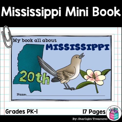Mississippi Mini Book for Early Readers - A State Study's featured image