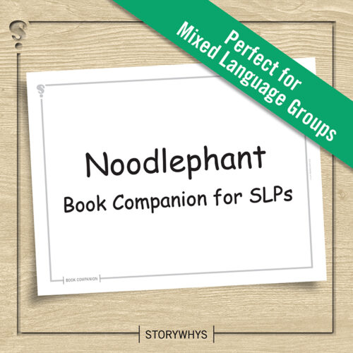 Noodlephant Book Companion for Speech Therapy's featured image