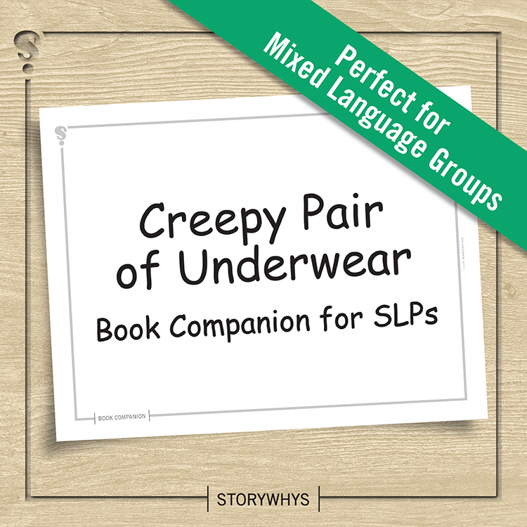 Creepy Pair of Underwear Book Companion for Speech Therapy - Classful