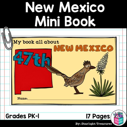 New Mexico Mini Book for Early Readers - A State Study's featured image