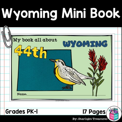 Wyoming Mini Book for Early Readers - A State Study's featured image