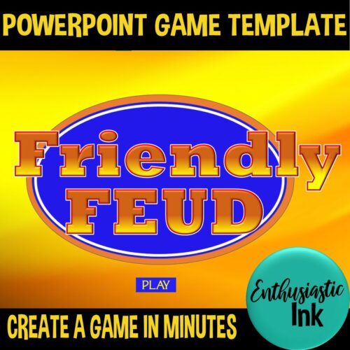 Create Your Own End of the Year Game Template Friendly Feud Template's featured image