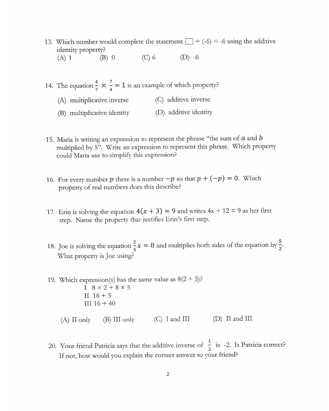 Classifying Real Numbers Worksheet Answer Key Pdf