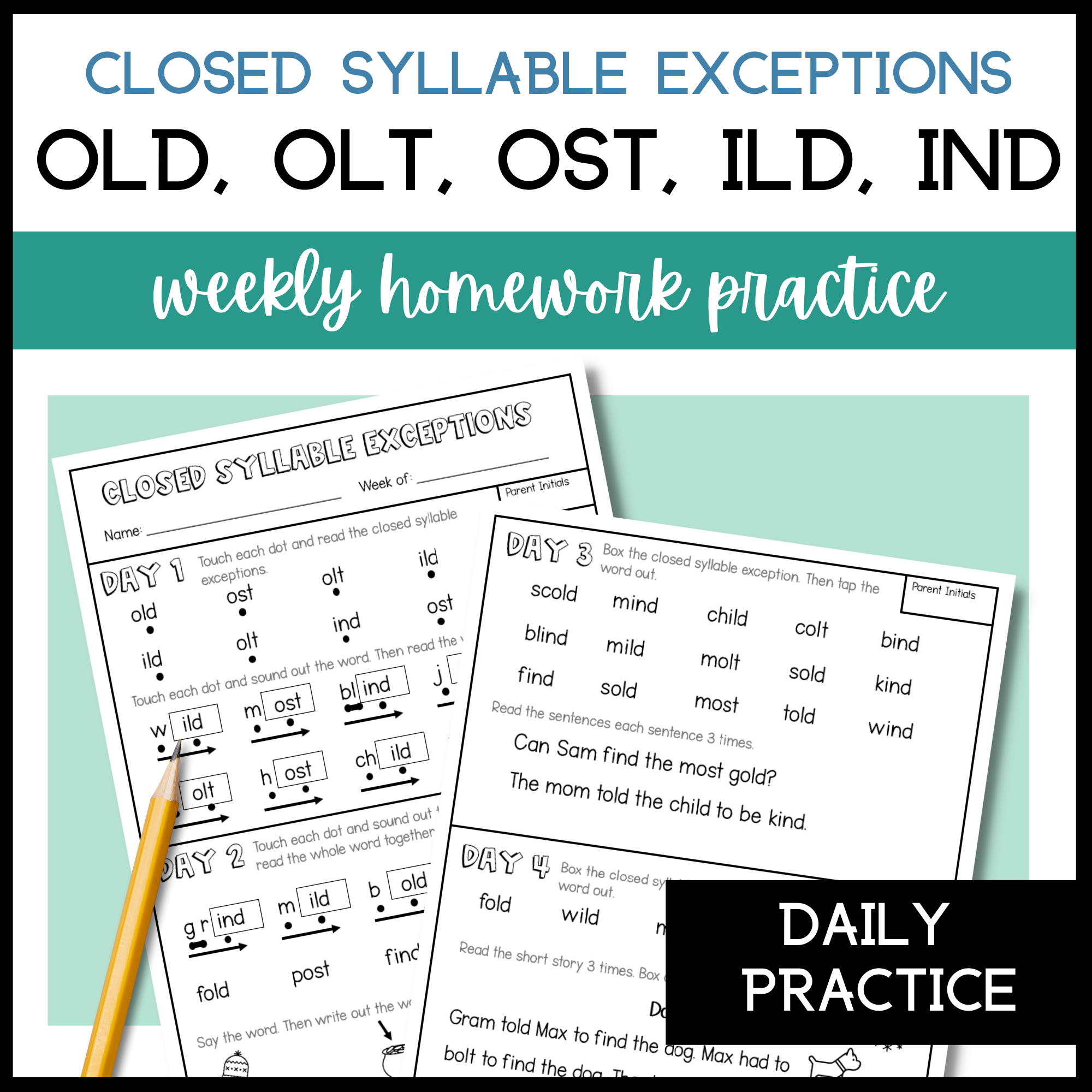 closed-syllable-exception-decoding-practice-phonics-fluency-homework