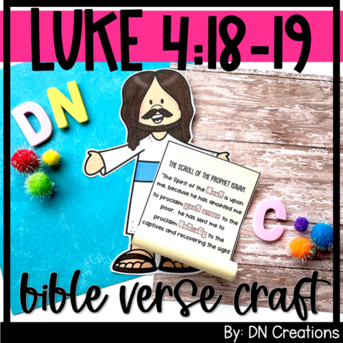 Luke 4:18-19 Bible Craft l Jesus Rejected in Nazareth | Jesus Rejected Craft | Jesus Craft's featured image
