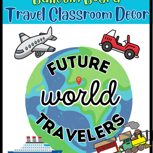 Travel Bulletin Board Kit | Classroom Decor's featured image