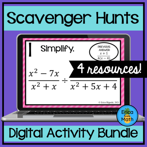 Scavenger Hunt Digital Activity Bundle - Classful