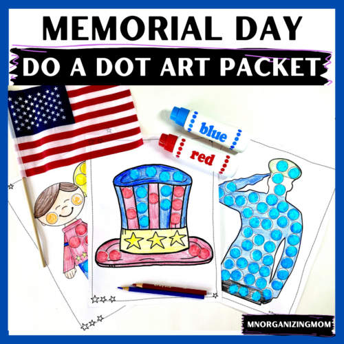 Memorial Day Do A Dot Art Packet's featured image