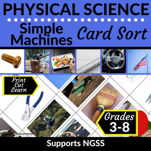 Simple Machines | Physical Science | Card Sort's featured image