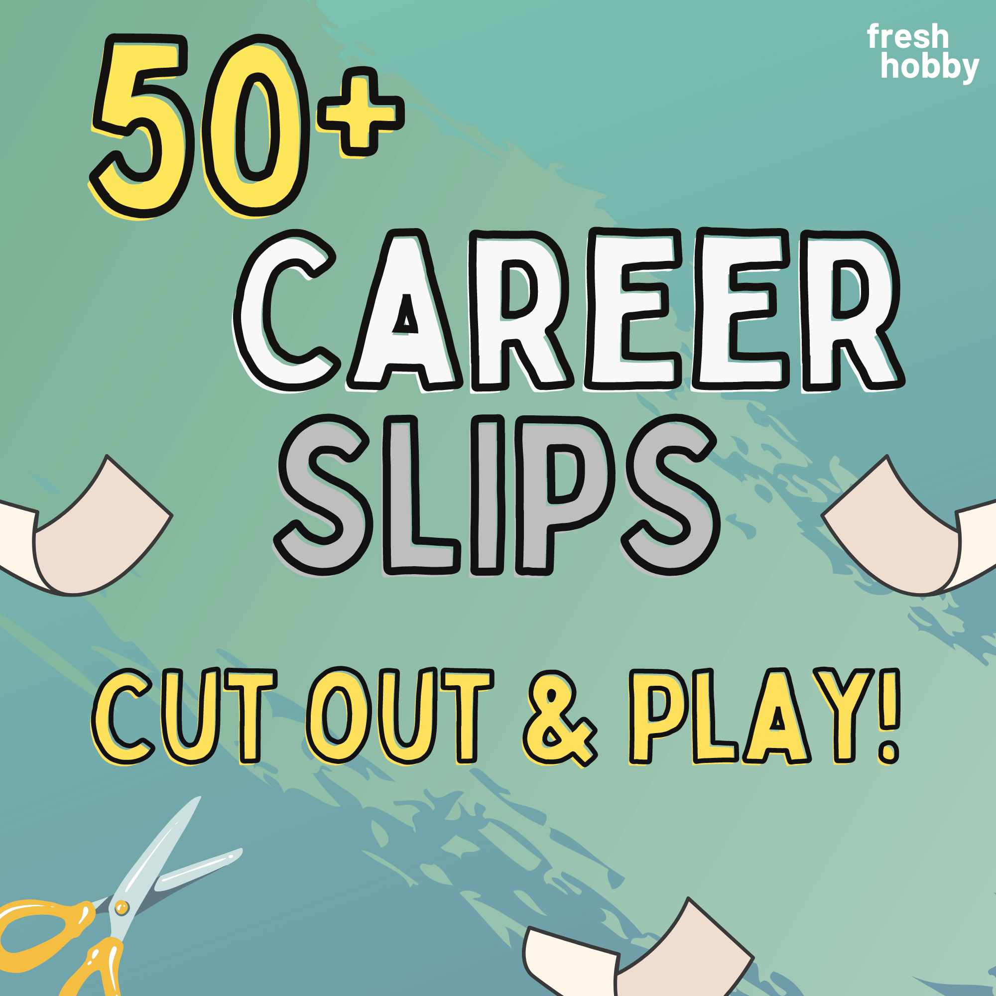 CAREER CHARADES | 50+ Career Slips | Icebreaker Acting Game for Career