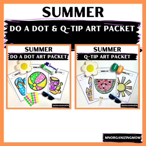 Summer Do A Dot and Q-Tip Art Packet's featured image