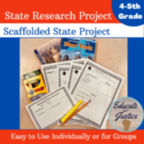 50 States- Whole Year Routine for 50 State Research & Presentation Practice's featured image