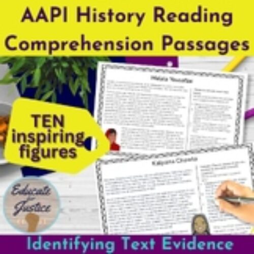 Asian American Pacific Islander Heritage Month | Selecting Text Evidence's featured image