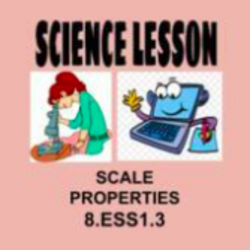 8th Science Lesson Scale Properties OAS 8.ESS1.3 NGSS MS-ESS1-3's featured image