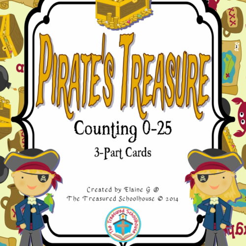 Counting 0-25 3-Part Matching Cards with Pirates's featured image