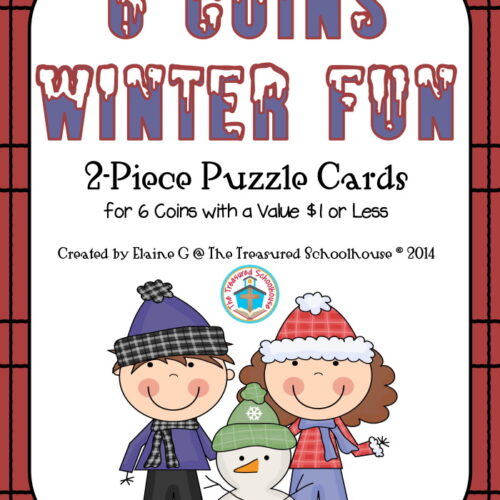 Matching Money Coin Value Puzzle Cards for Winter's featured image