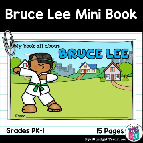 Bruce Lee Mini Book for Early Readers: Asian/Pacific Islander Heritage Month's featured image