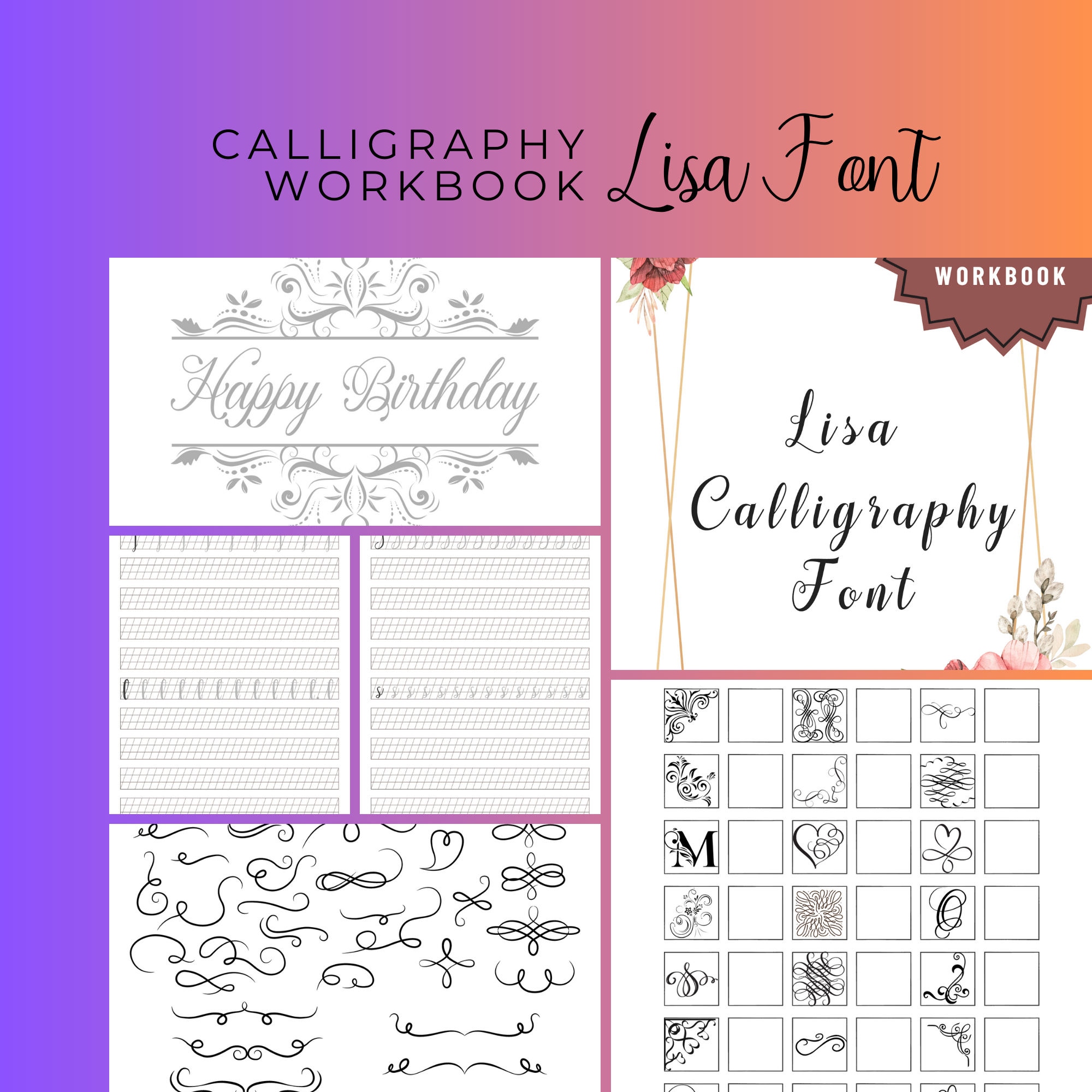 Marisol Font Calligraphy Workbook - Calligraphy Instructions