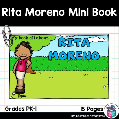 Rita Moreno Mini Book for Early Readers: Hispanic Heritage Month's featured image