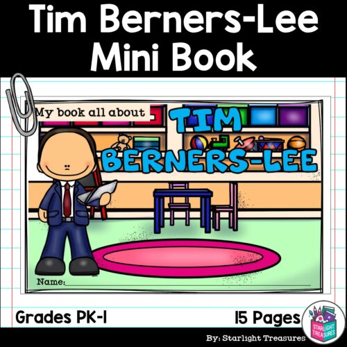 Tim Berners-Lee Mini Book for Early Readers: Inventors's featured image