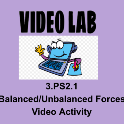 3rd Grade Science Video Lab Activity 3.PS2.1 Balanced/Unbalanced Forces's featured image