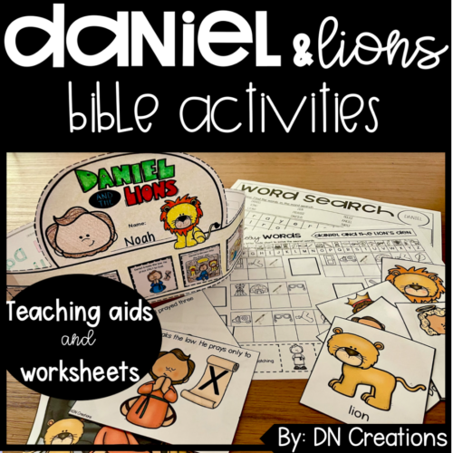 Daniel and the Lions Lesson | Daniel Bible Study | Daniel and the Lions Printables's featured image
