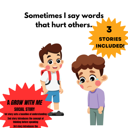 When My Words Hurt Someone- A Social Story for those students who struggle to not say everything they're thinking's featured image