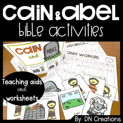 Cain and Abel Bible Activities l Cain and Abel Bible Lesson l Cain and Abel Printables | Bible Lesson on Sin's featured image