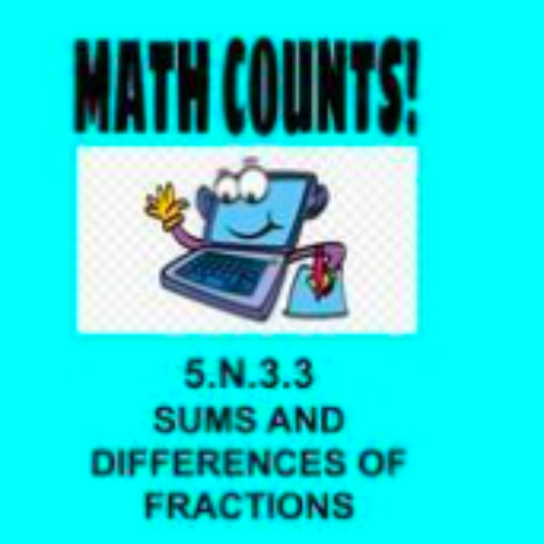 Complete Online Distance Learning 5th Math Sums/Differences of Fractions 5.N.3.3's featured image