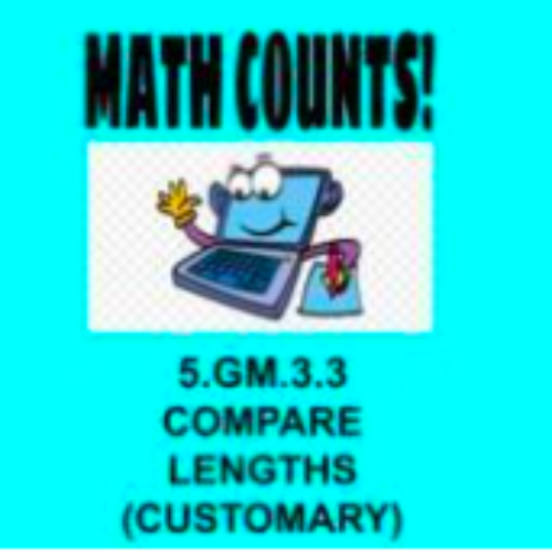 Complete Online Distance Learning 5th Math Compare Lengths (Customary) 5.GM.3.3's featured image