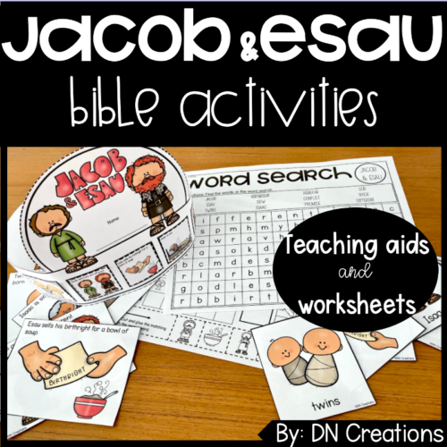 Jacob and Esau Bible Activities Jacob and Esau Worksheets Jacob and Jacob and Esau Bible Activities Jacob and Esau Worksheets Jacob and