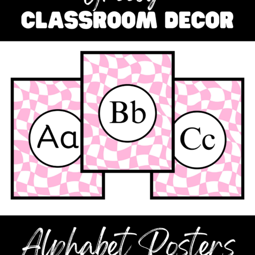 Groovy Classroom Decor | Alphabet Posters's featured image
