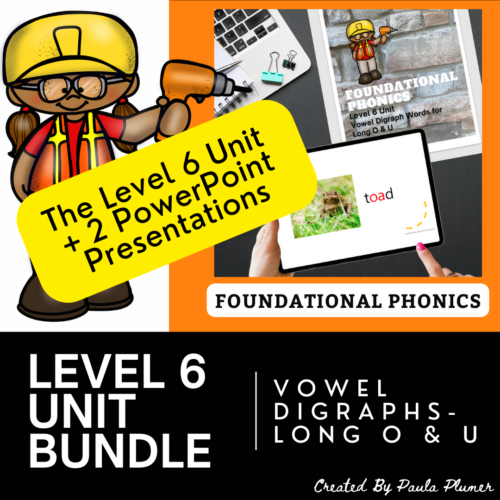 Teach Vowel Team Words with the Foundational Phonics Level 6 Curriculum Bundle's featured image