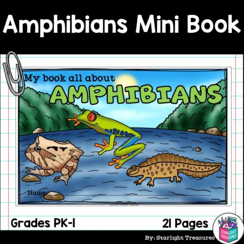 Amphibians Mini Book for Early Readers: Animal Groups and Classifications's featured image