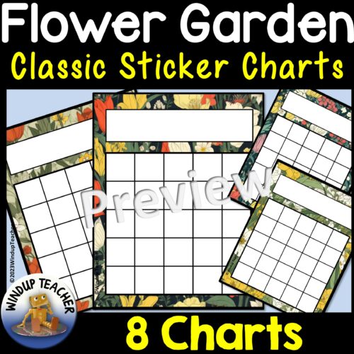 Flower Garden Classic Sticker Charts's featured image