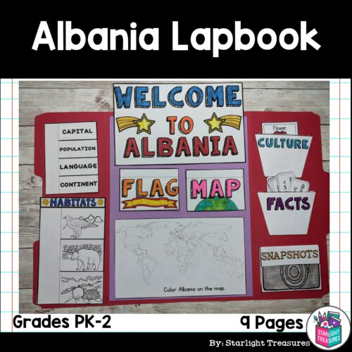 Albania Lapbook for Early Learners - A Country Study's featured image