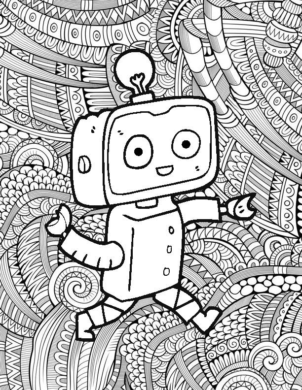 The Brilliant Coloring Book for Boys: : Robot Coloring Book for Kids (a  Really Best Relaxing Colouring Book for Boys, Robot, Fun, Coloring, Boys,  Colo (Paperback)
